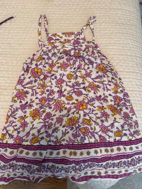 Old Navy Summer Blouse with Pink & Yellow Print